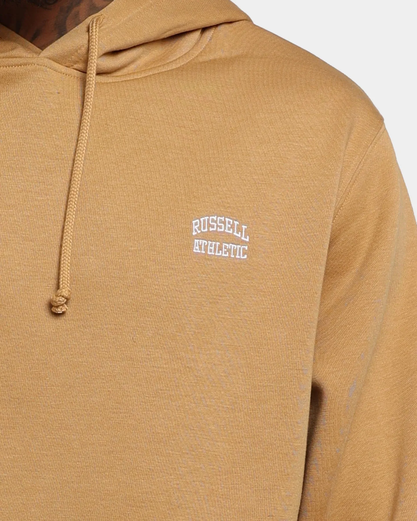 Russell Athletic Originals Small Arch Hoodie Sahara