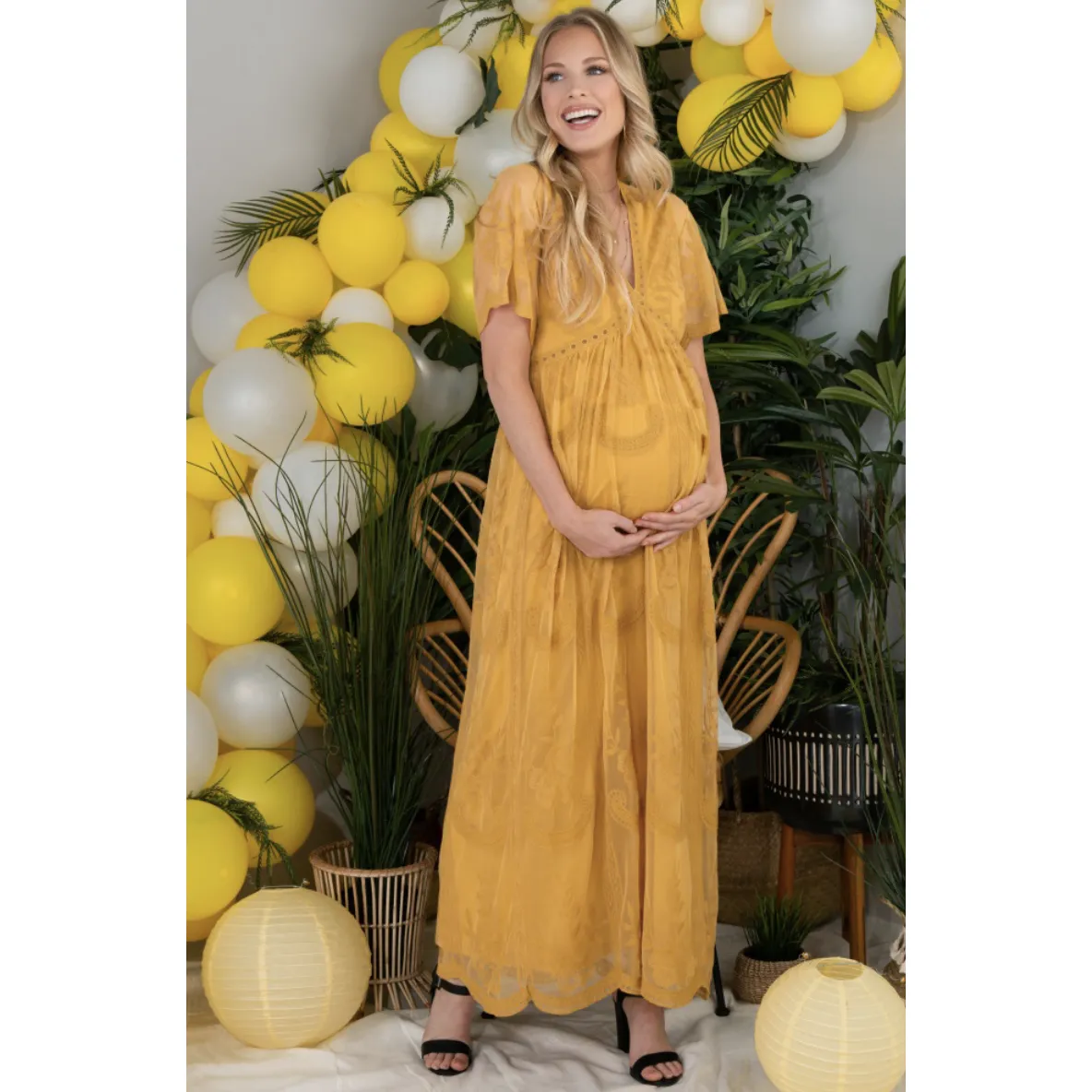 Sexy Lace Maxi Dress