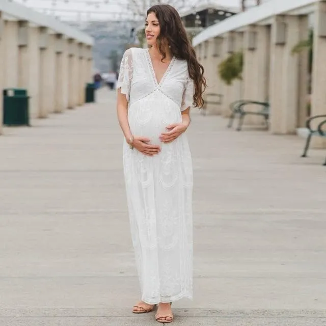 Sexy Lace Maxi Dress