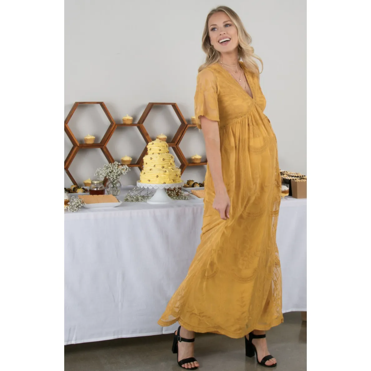 Sexy Lace Maxi Dress