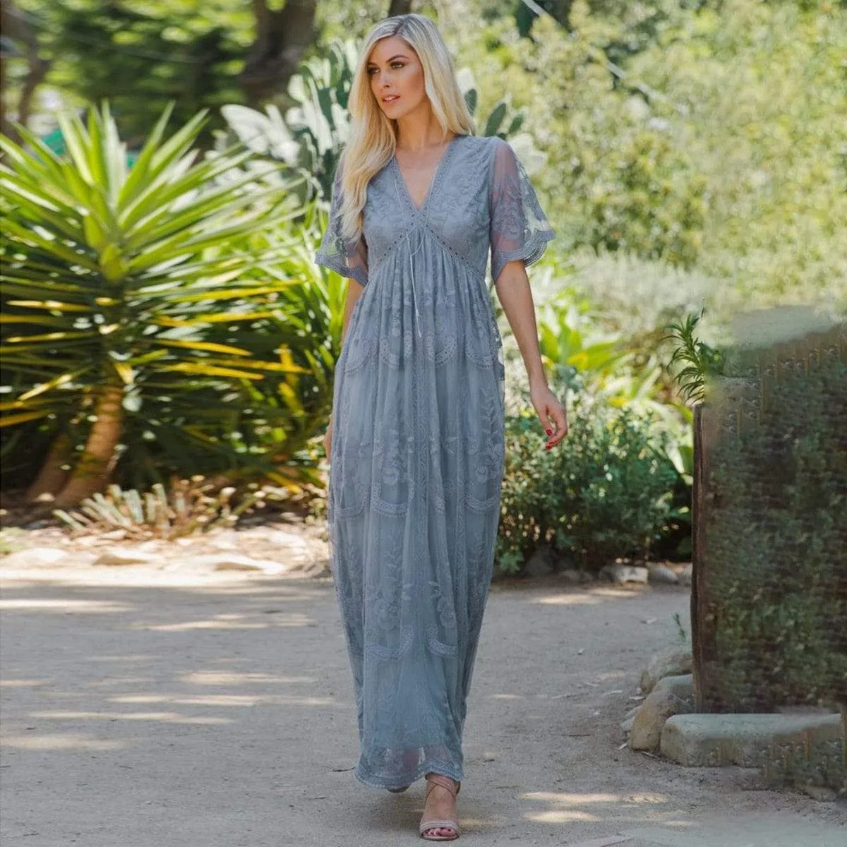 Sexy Lace Maxi Dress