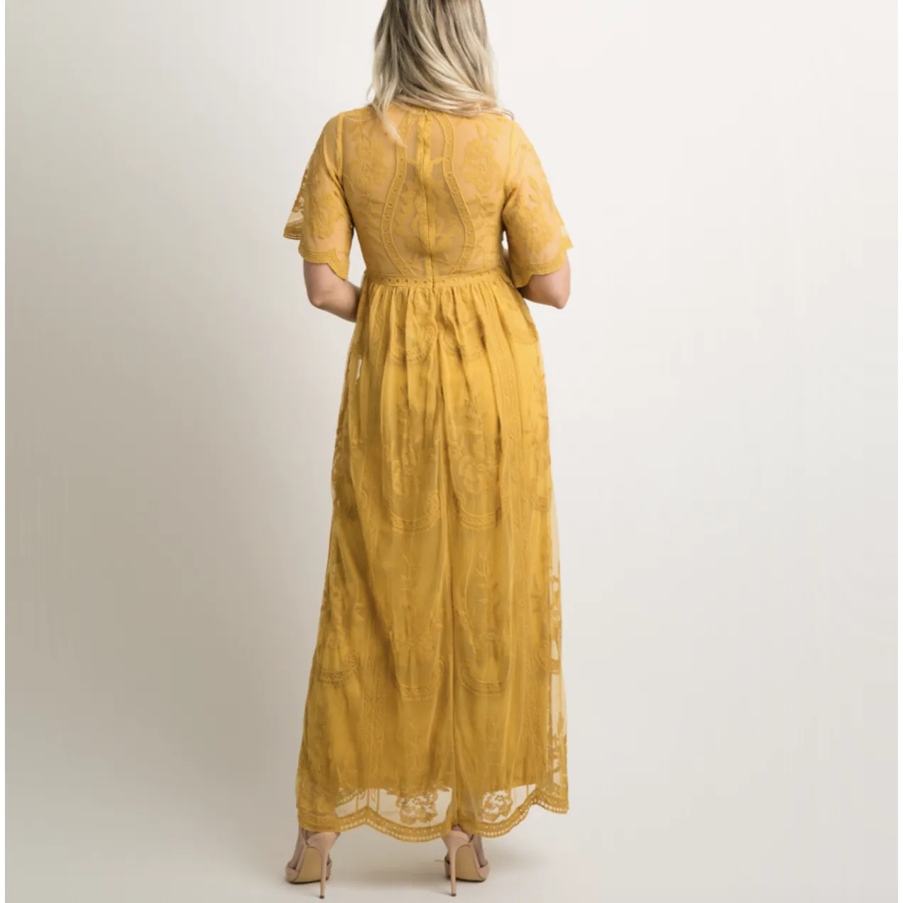 Sexy Lace Maxi Dress