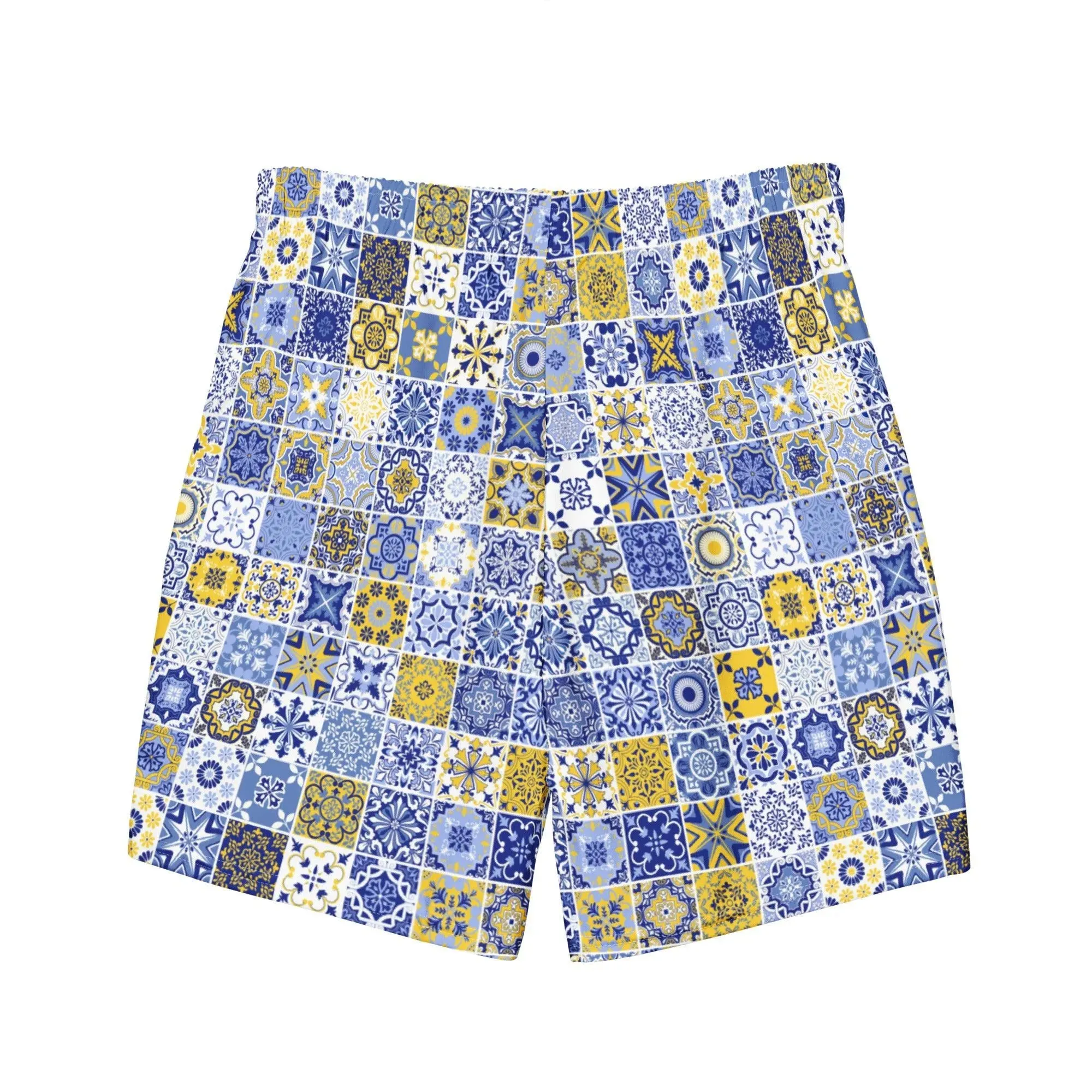 Sicilian Tile Recycled Men's Swim Trunks