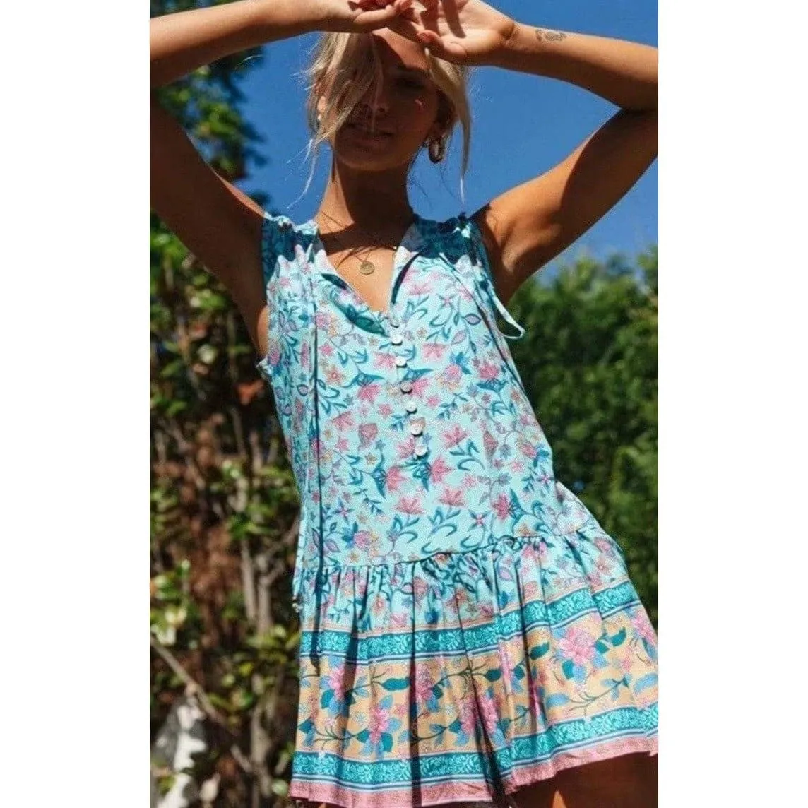 Sleeveless Vintage Tank Dress