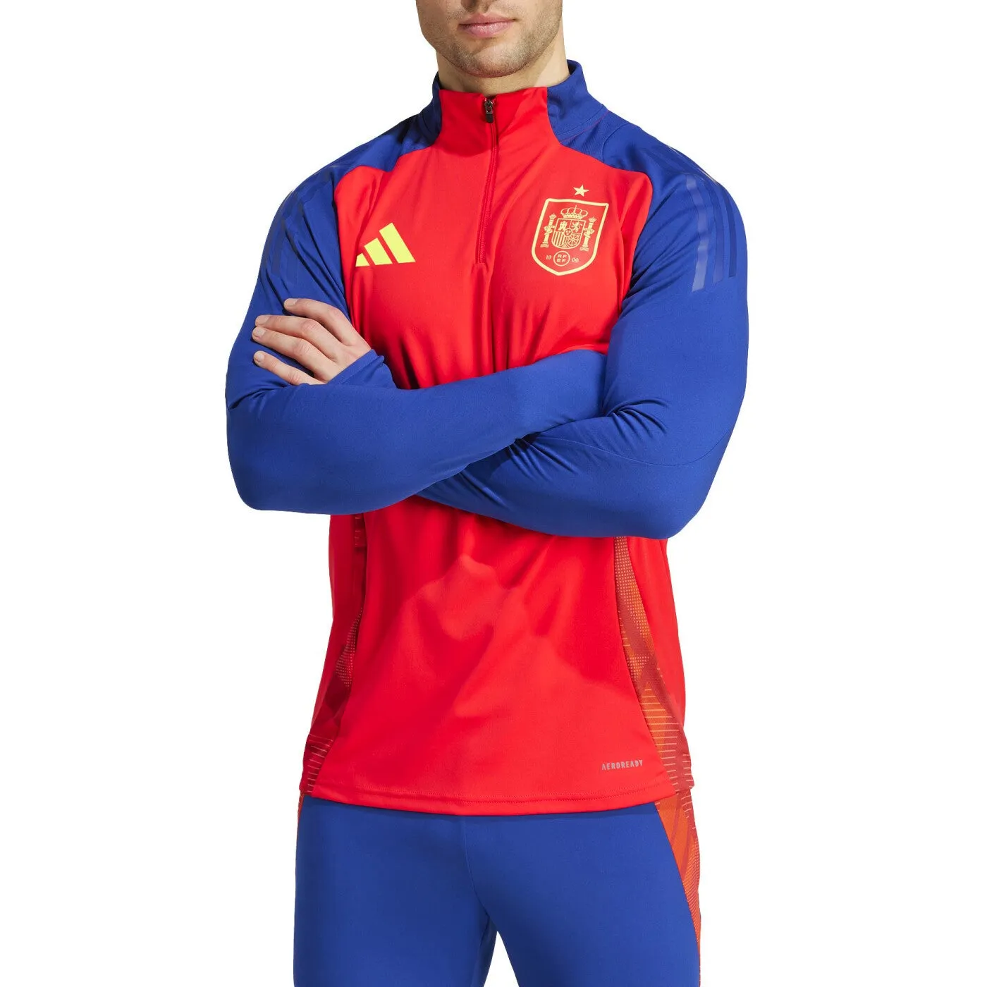 Spain red/blue training technical Soccer tracksuit 2024/25 - Adidas