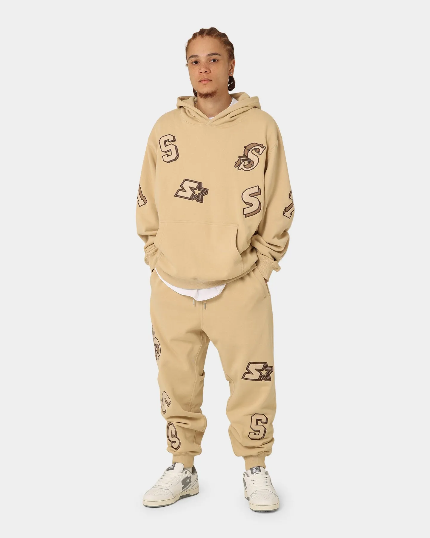 Starter Separation Hoodie Stone