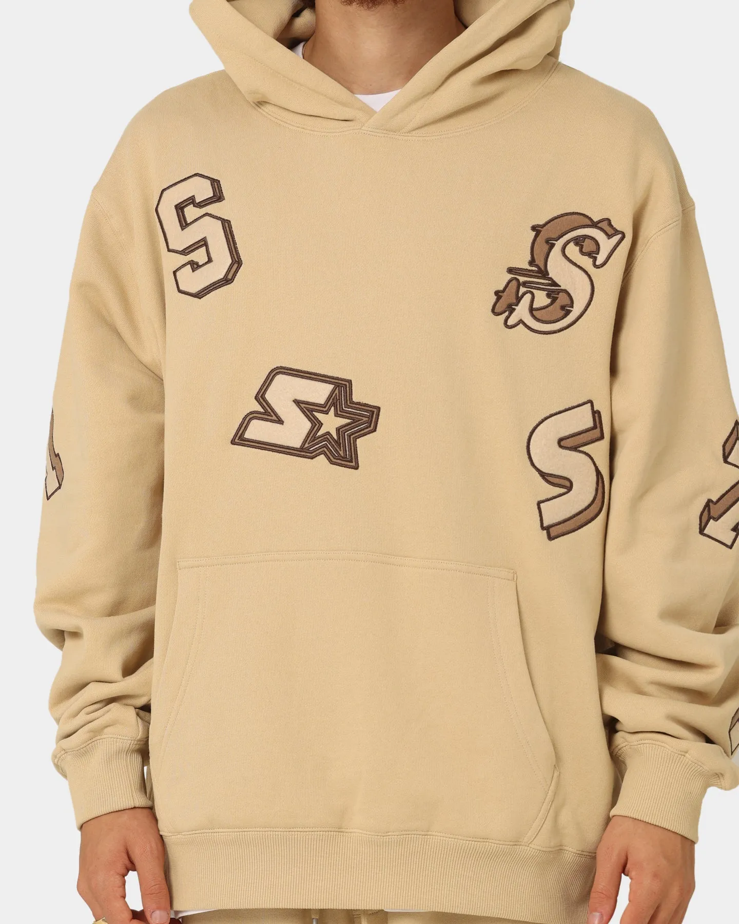Starter Separation Hoodie Stone