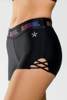 Success Compression Short in Black Color Pop