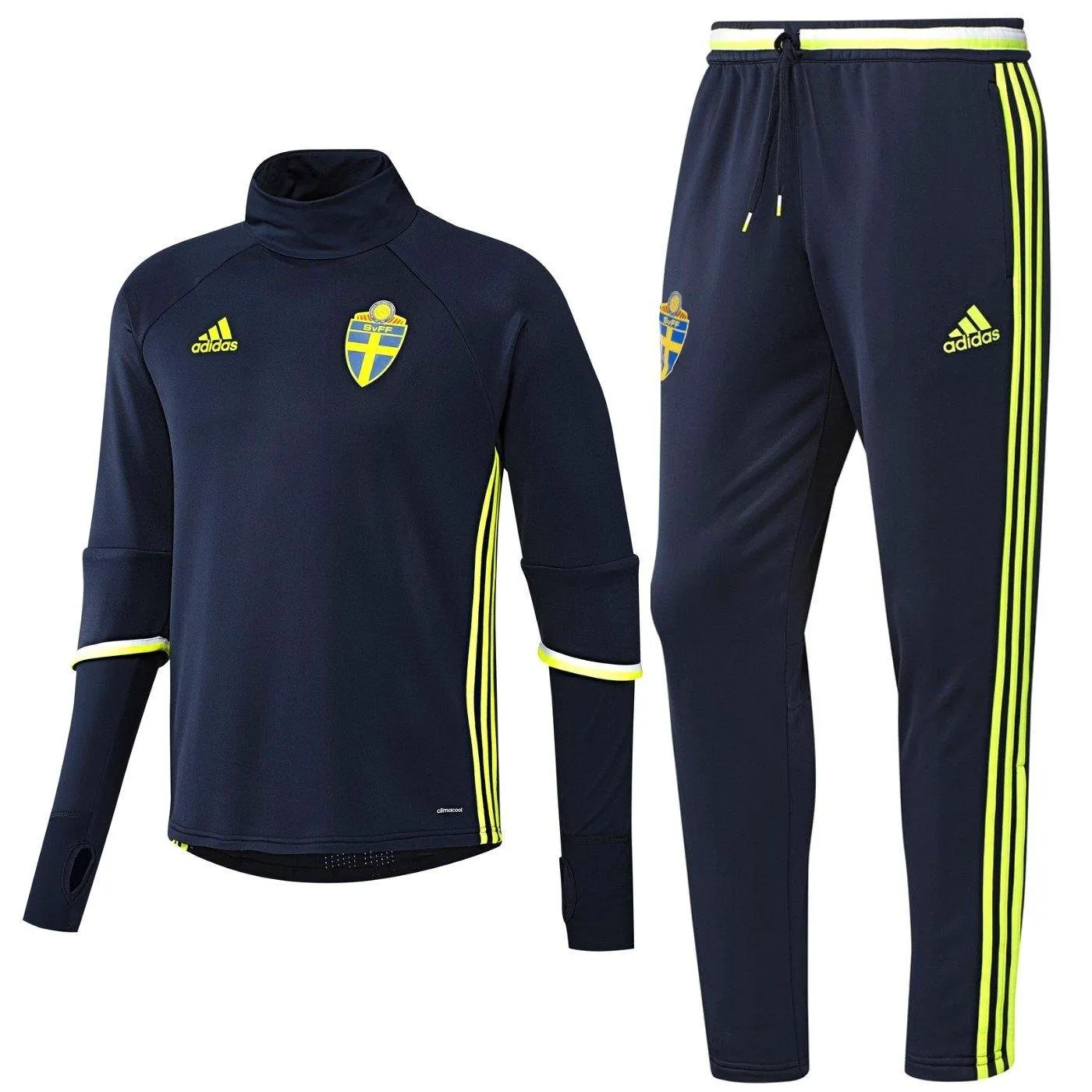 Sweden Training Technical Soccer Tracksuit Euro 2016 - Adidas