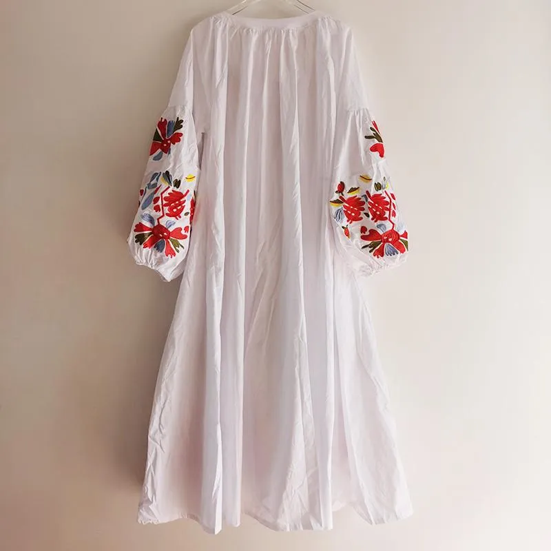 Tassel Embellished Tie Waist Maxi Dress