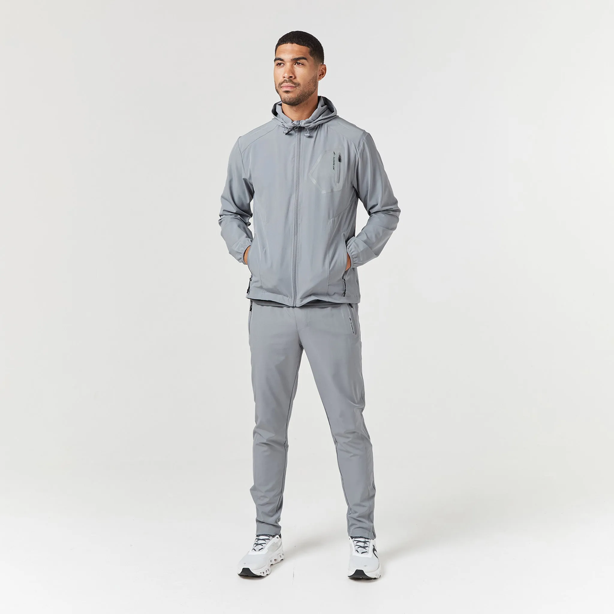 Tech Pocket Tracksuit | Mid Grey
