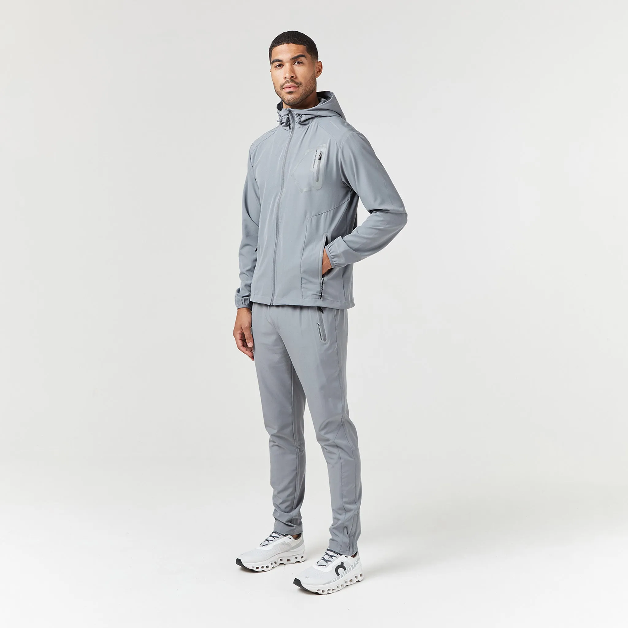 Tech Pocket Tracksuit | Mid Grey