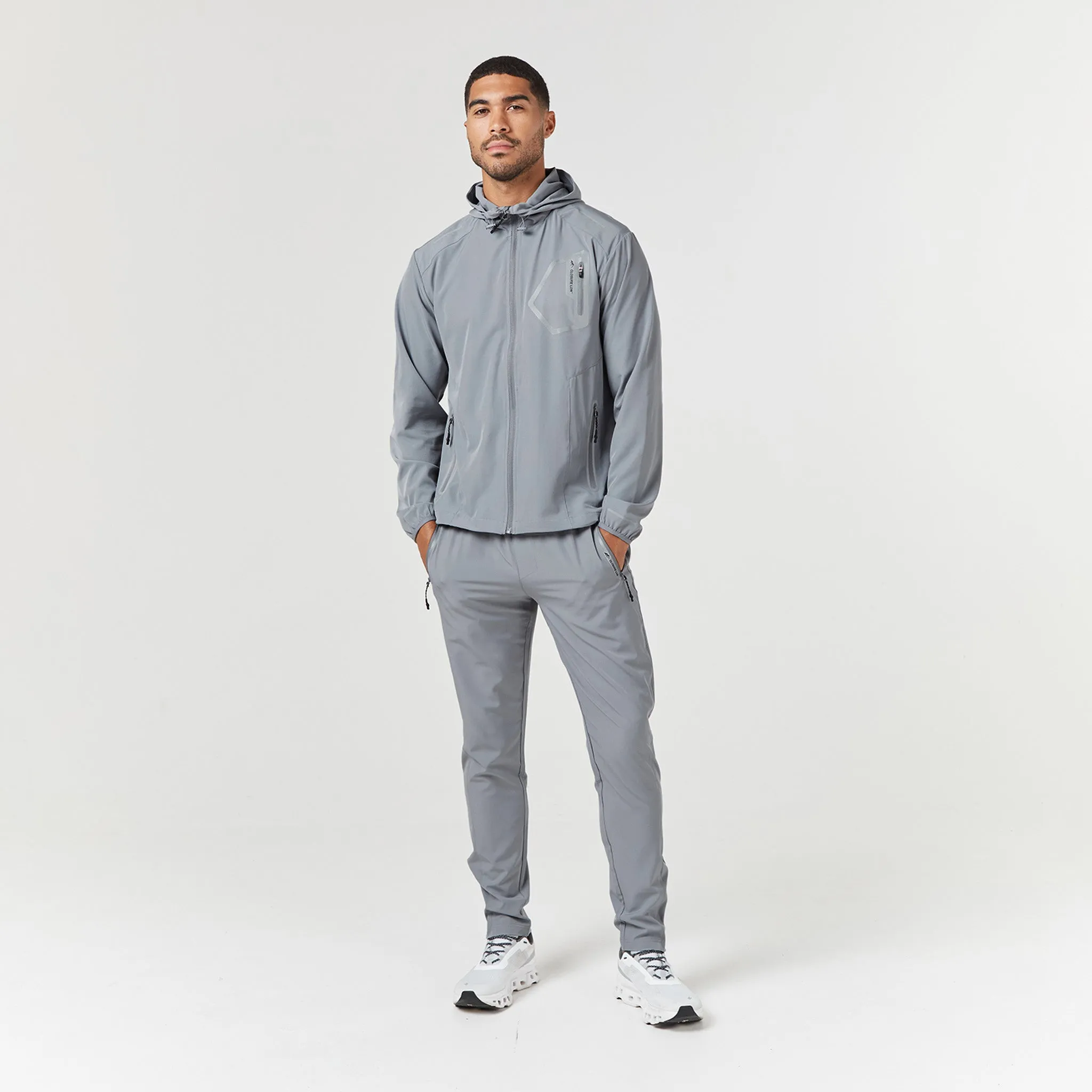 Tech Pocket Tracksuit | Mid Grey