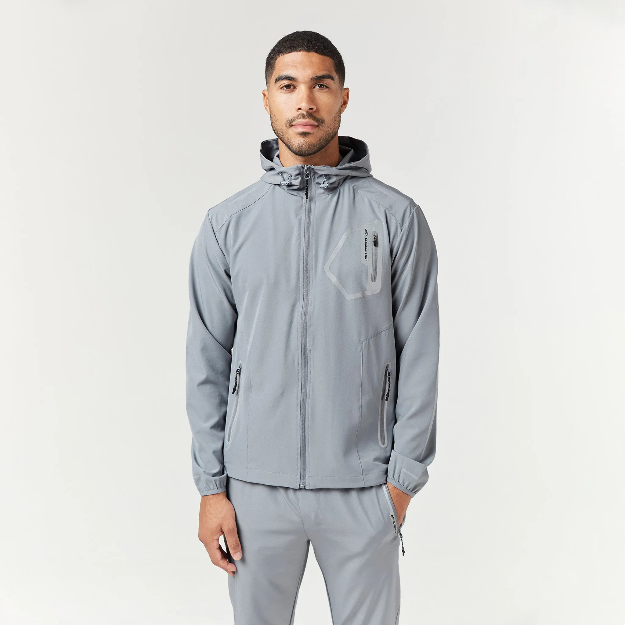 Tech Pocket Tracksuit | Mid Grey