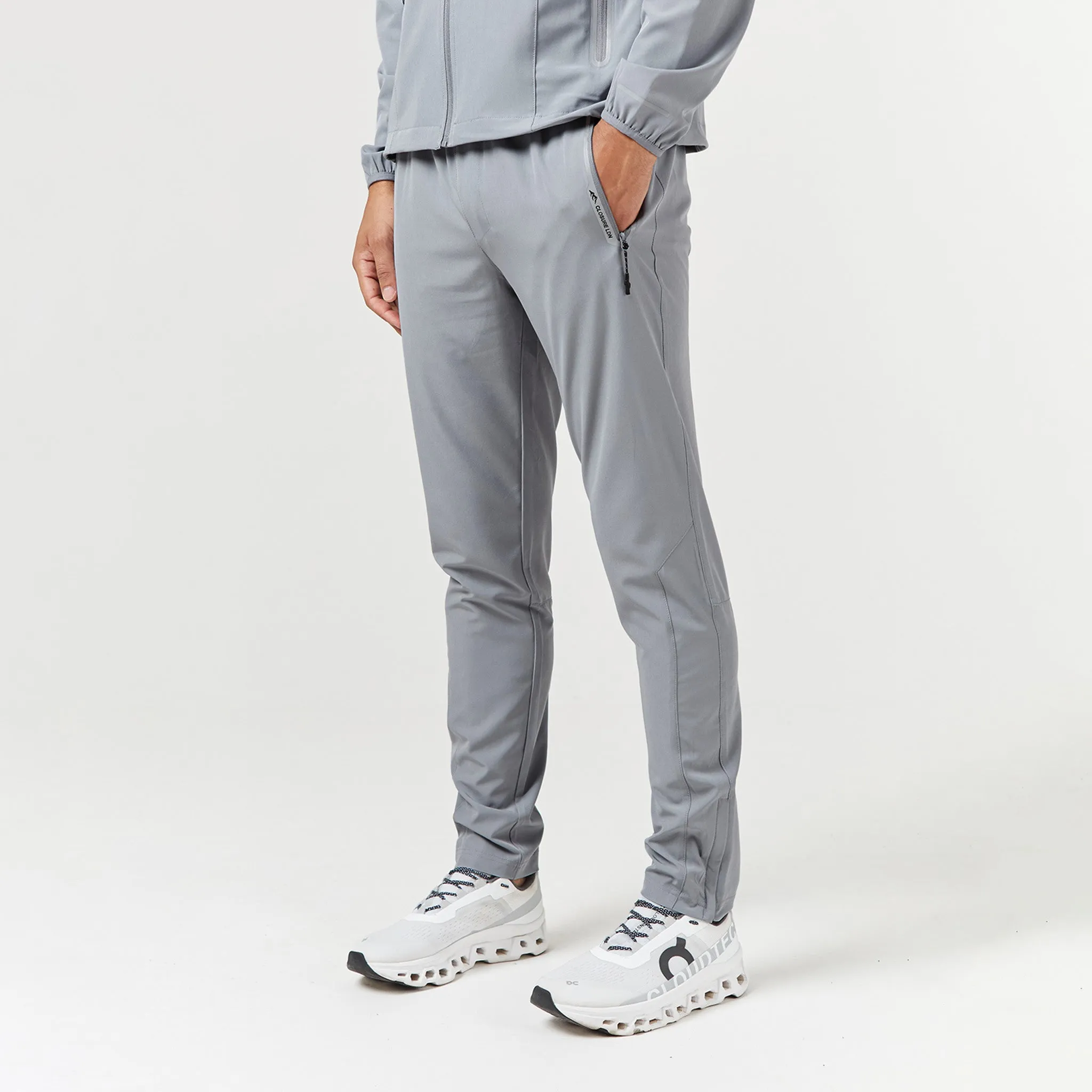 Tech Pocket Tracksuit | Mid Grey