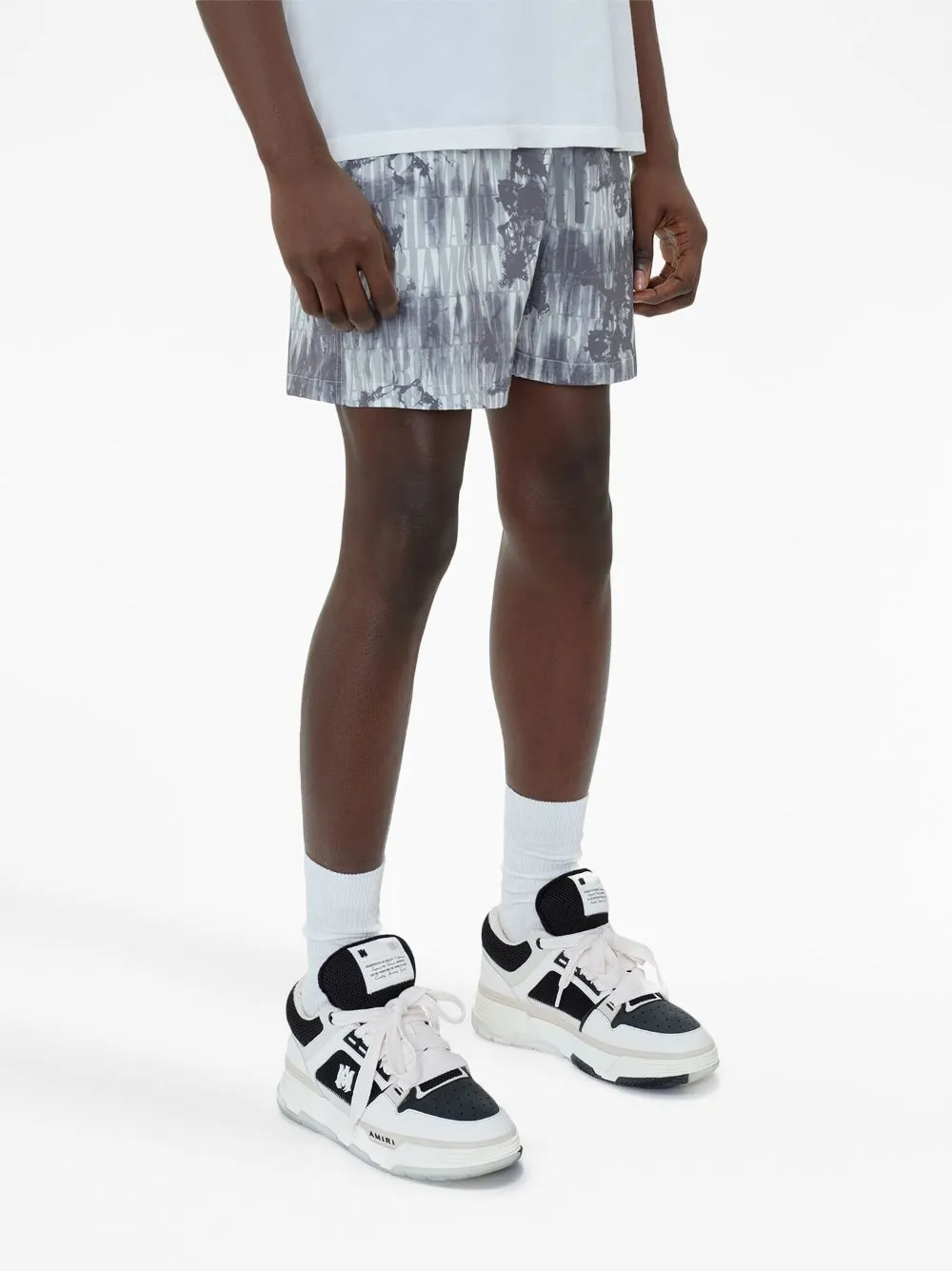 Tie-Dye Pattern Swim Shorts