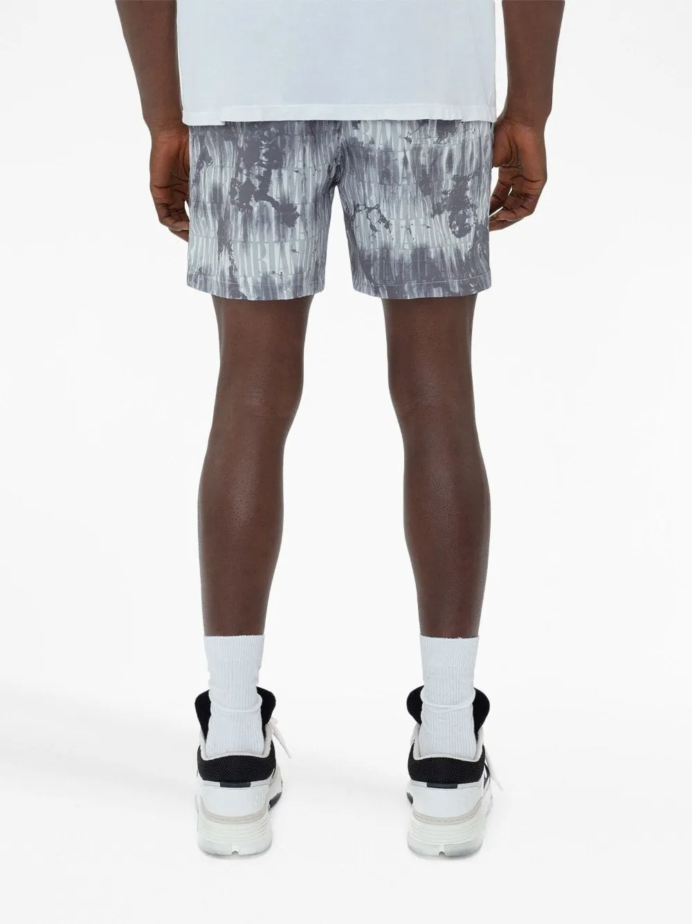 Tie-Dye Pattern Swim Shorts