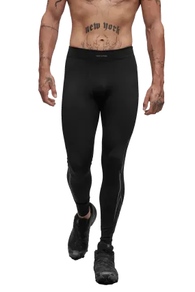 TIGHTS GRAY VEINS GRAPHIC - Black