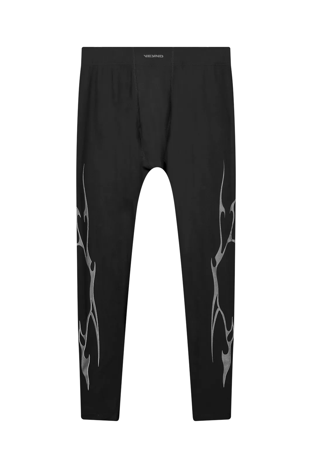 TIGHTS GRAY VEINS GRAPHIC - Black