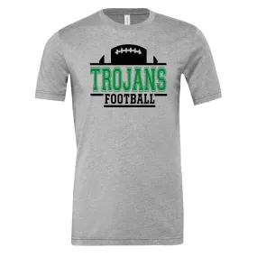 Twiggs Academy - Football Trojans Football - Athletic Heather (Tee/Drifit/Hoodie/Sweatshirt)