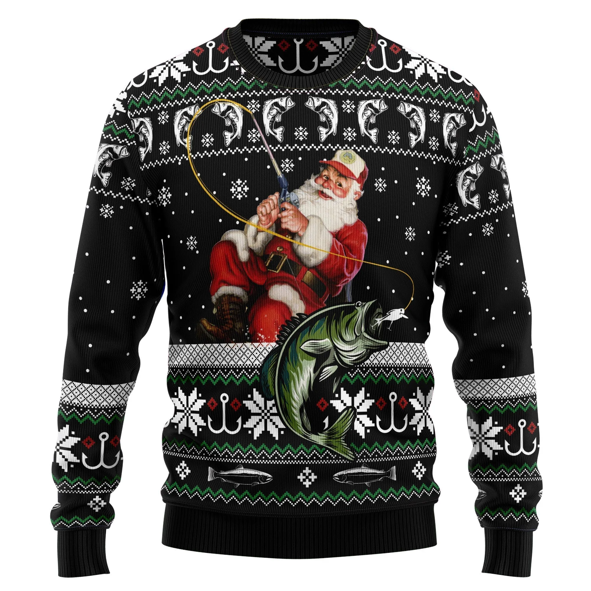 Ugly Sweater JulesRoche All-Over Print Thermal Holiday Wear