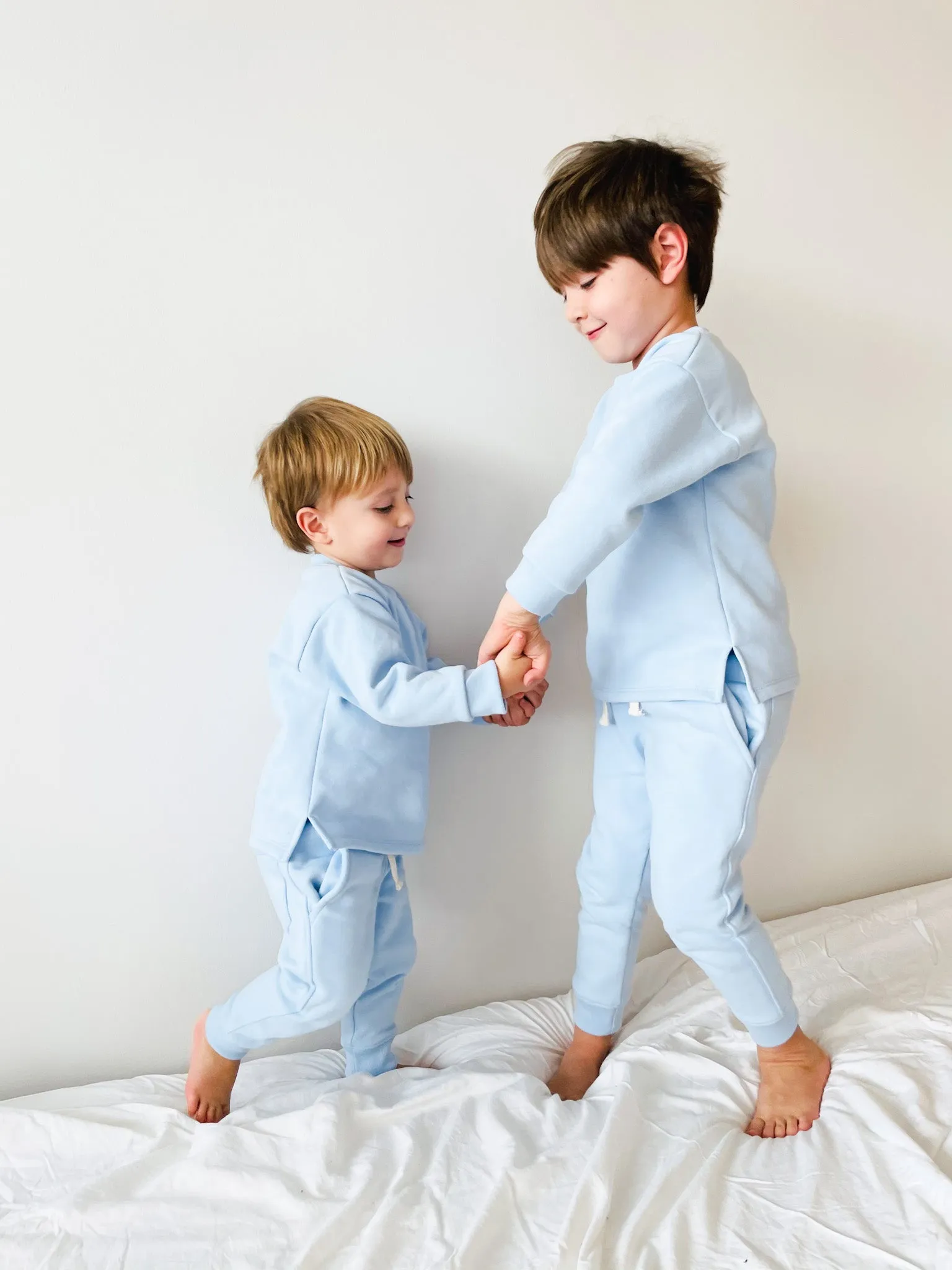 Unisex Fleece Sweatshirt - Baby Blue