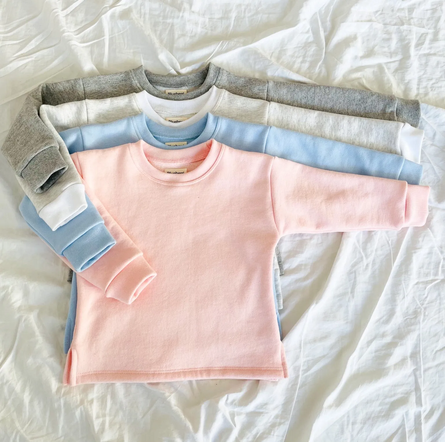 Unisex Fleece Sweatshirt - Baby Blue