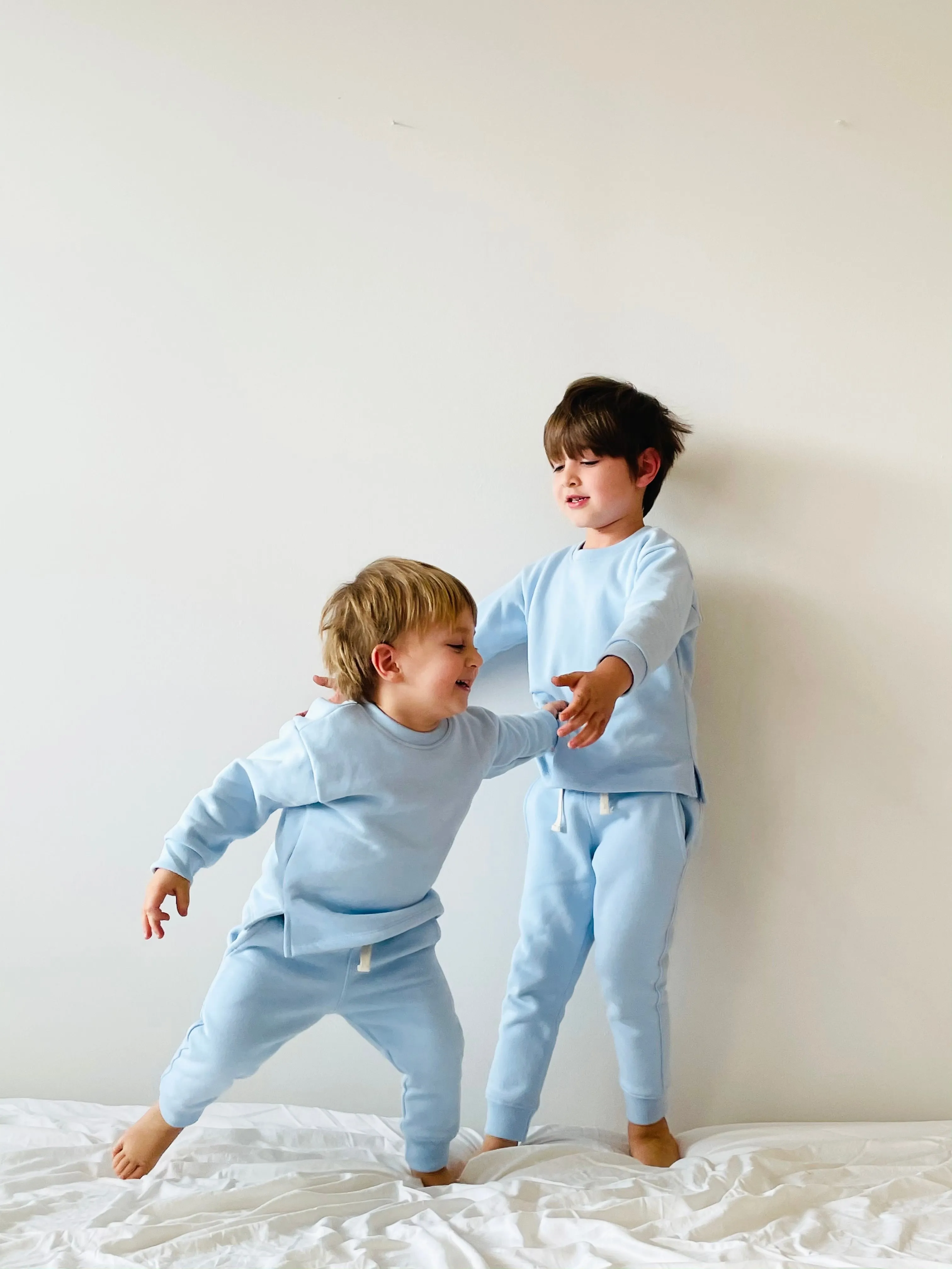 Unisex Fleece Sweatshirt - Baby Blue