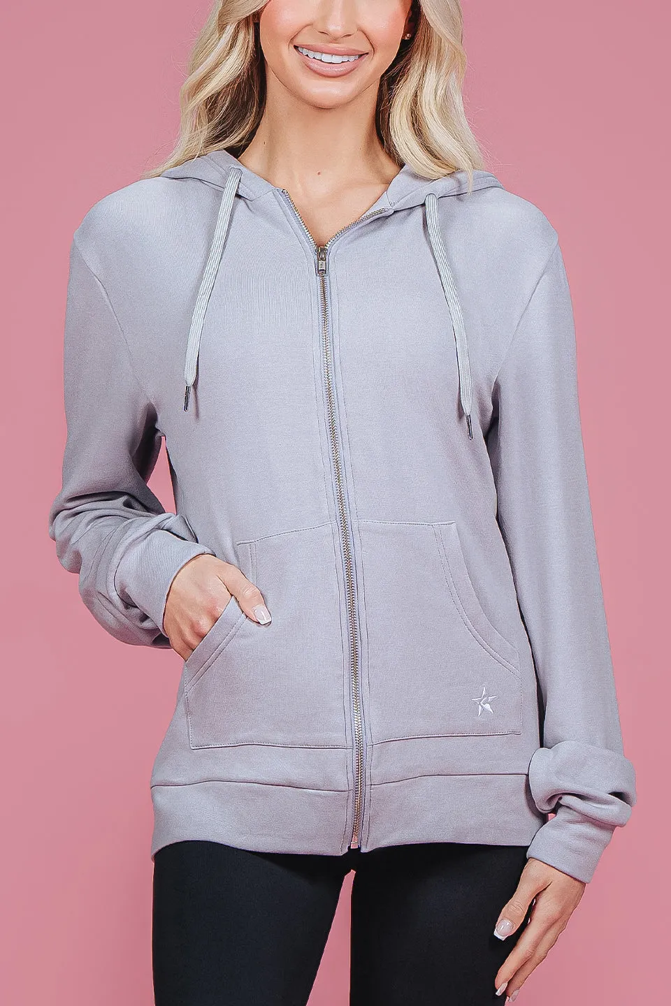 Unisex Rebel Against Bullying Hoodie in Gray Star