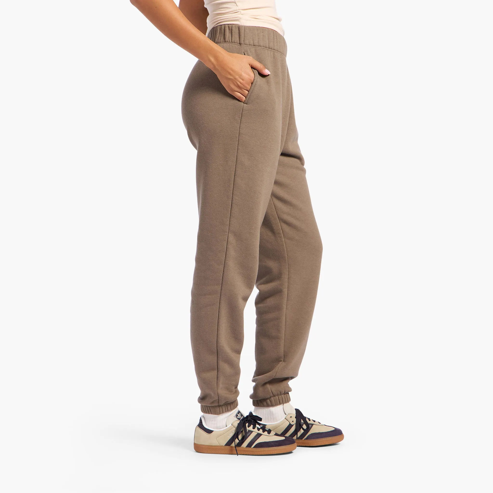 Vintage Fleece Jogger | Mocha