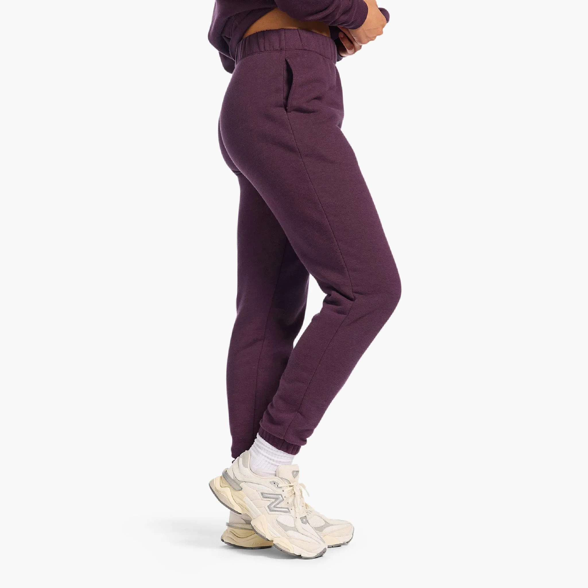 Vintage Fleece Jogger | Plum