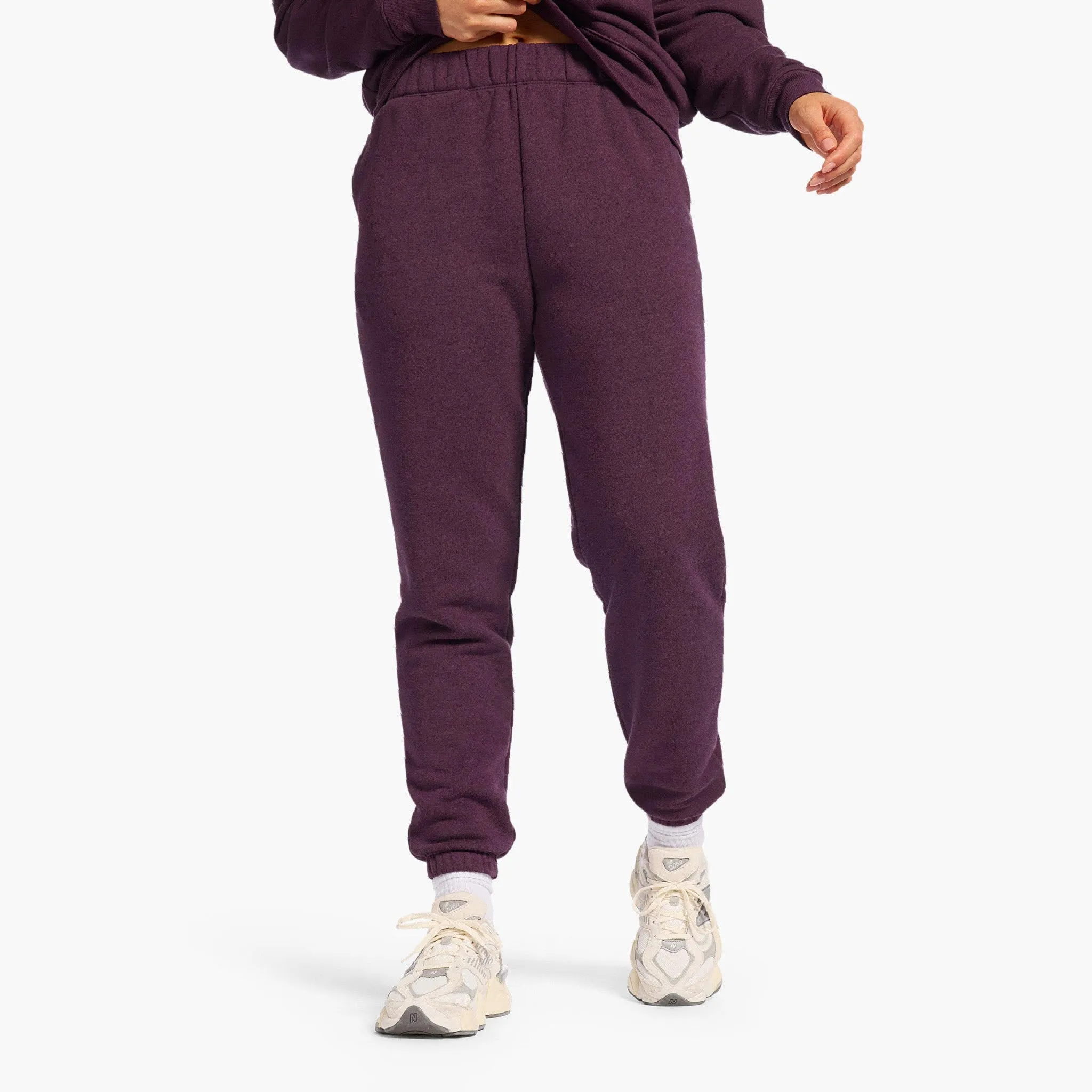Vintage Fleece Jogger | Plum