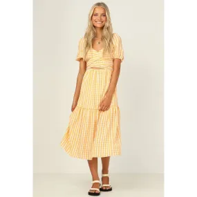 VINTAGE HOLLOW OUT SUMMER MIDI DRESS
