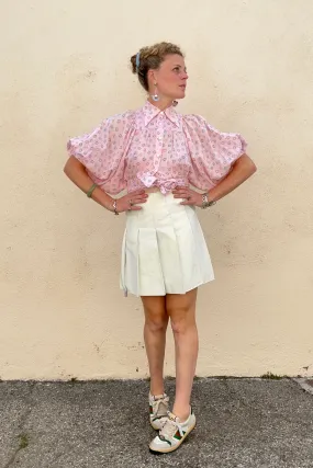 Vintage Prada White Tennis Skirt
