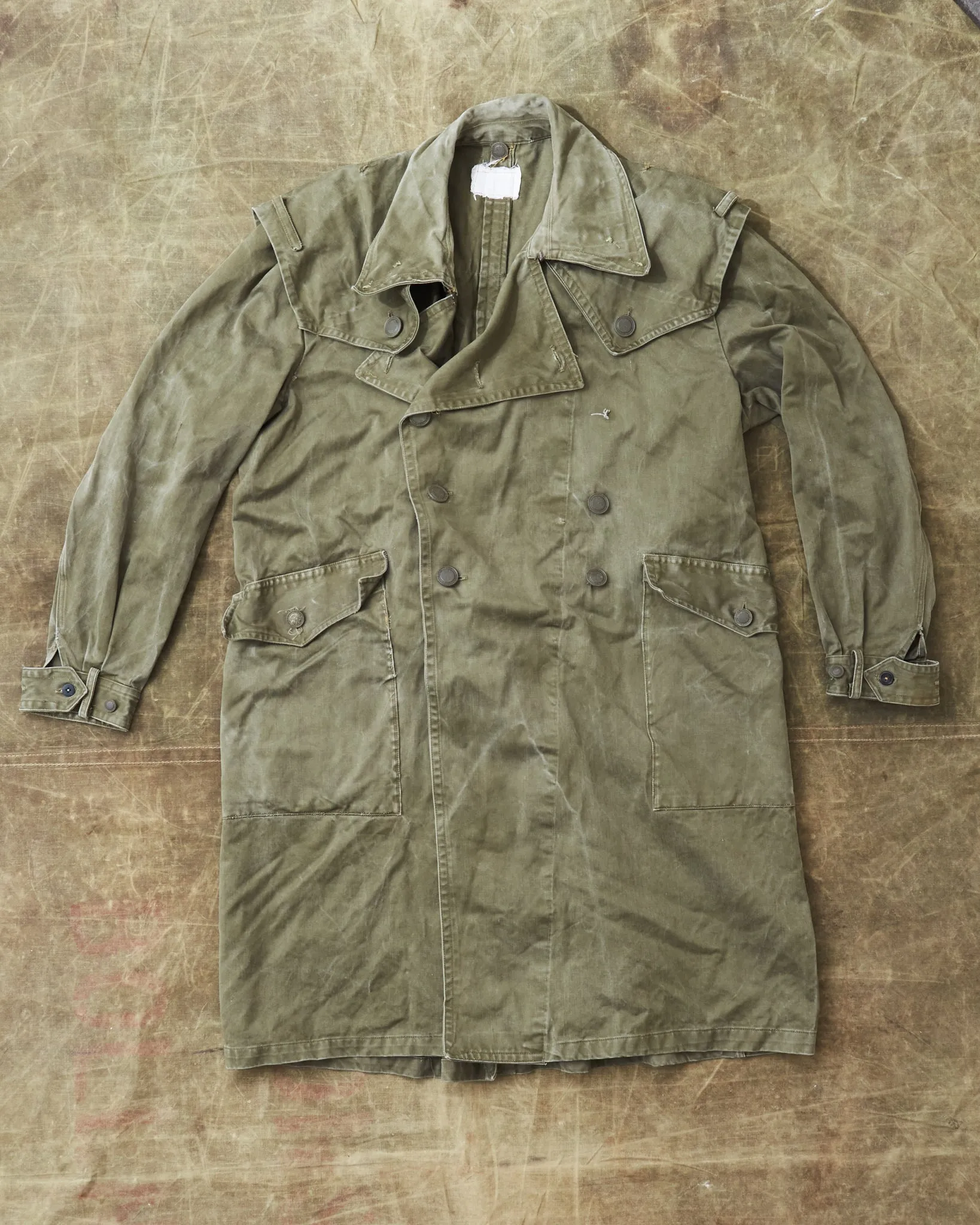 Vintage Unknown Army Coat Green L