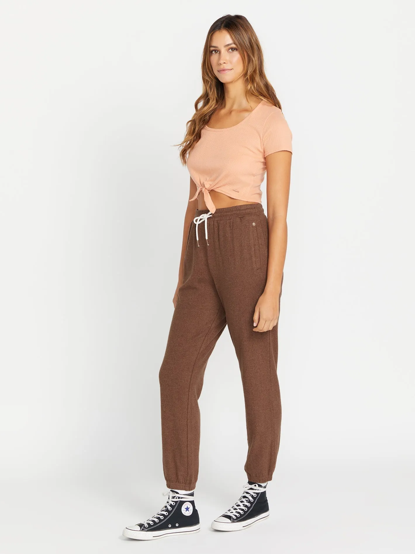 Volcom Lived in Lounge Elastic Waist Fleece Pants