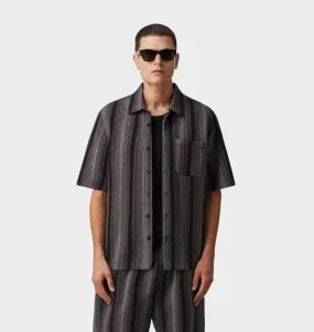 Waffle SS Shirt - Charcoal Ombre