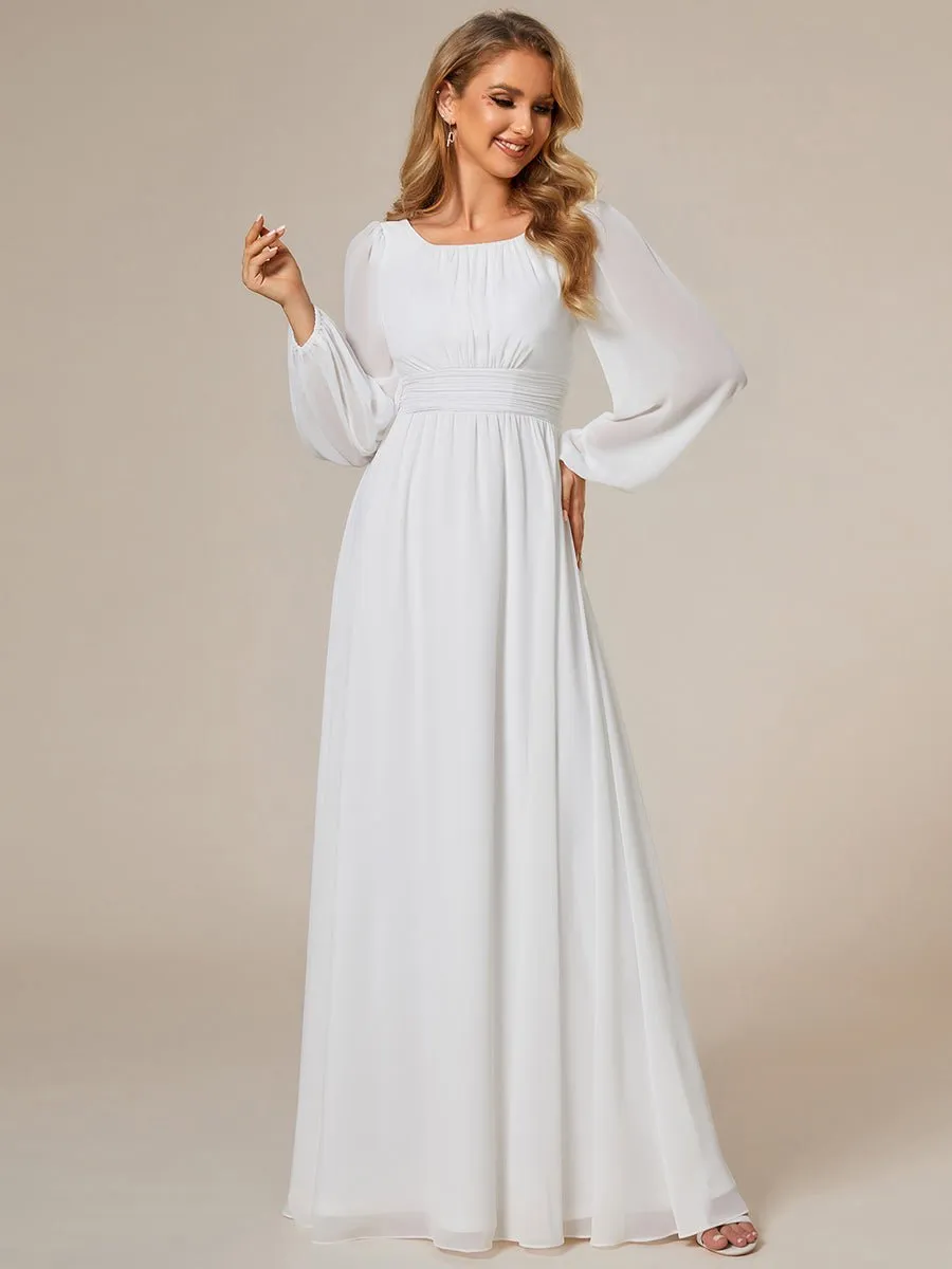 Wanda boat neck full sleeve white wedding dress s20-22 Express NZ wide