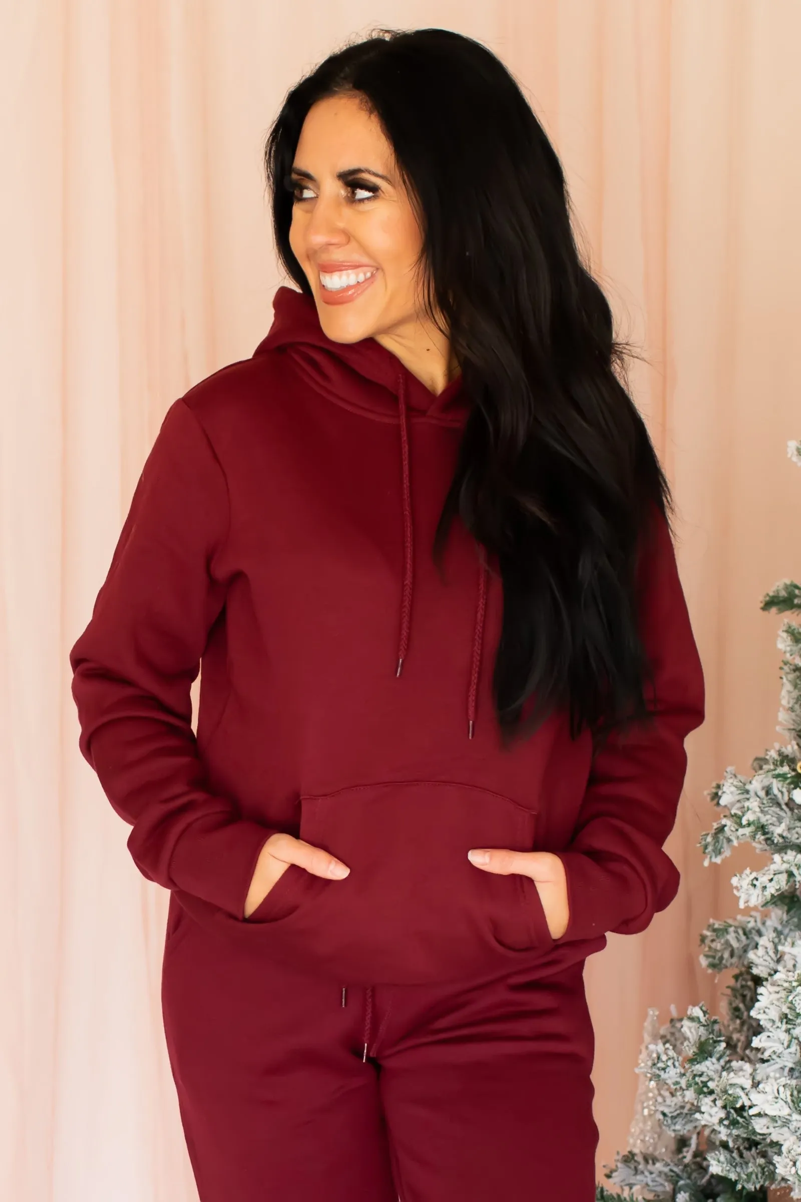 Winter Love's Spreading Everywhere Set - Burgundy