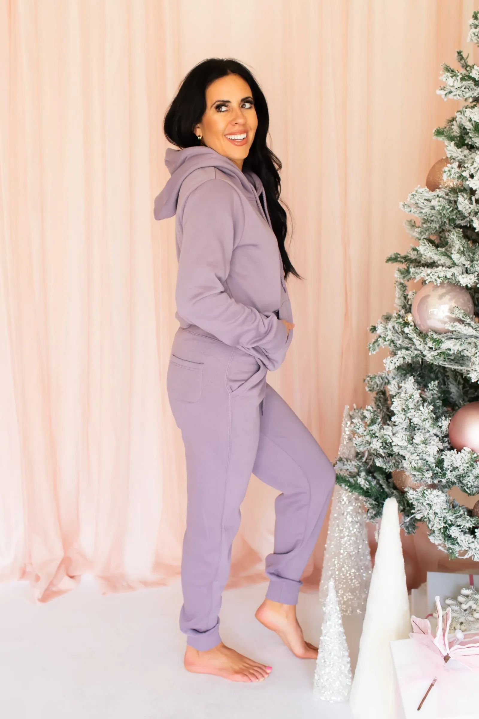Winter Love's Spreading Everywhere Set - Dusty Purple