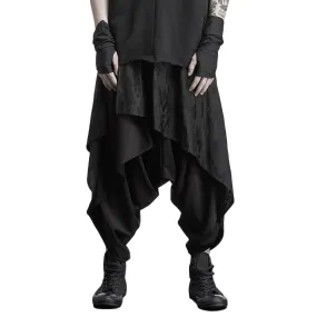 WLS Dark Punk Folds Harem Pants