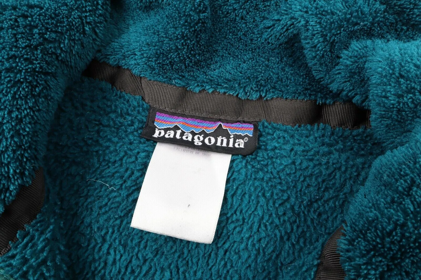Women's PATAGONIA Turquoise Polartec Thermal Pro Deep Pile Synchilla Jumper Sz s