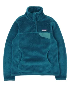 Women's PATAGONIA Turquoise Polartec Thermal Pro Deep Pile Synchilla Jumper Sz s