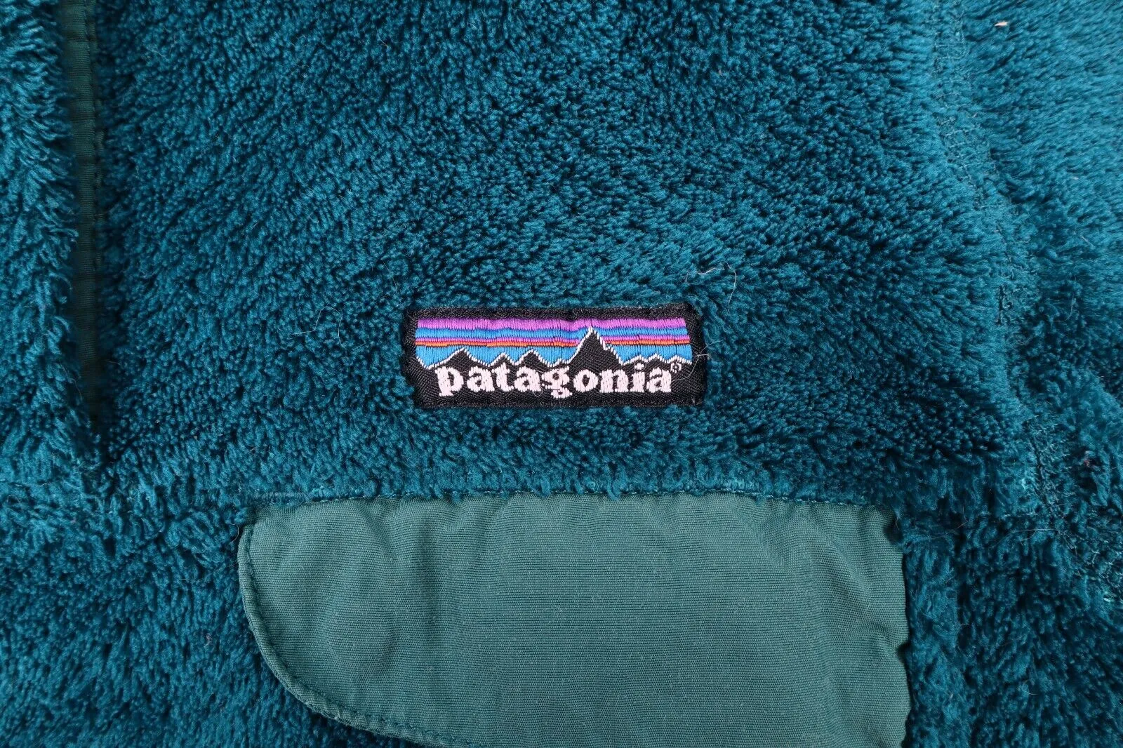 Women's PATAGONIA Turquoise Polartec Thermal Pro Deep Pile Synchilla Jumper Sz s