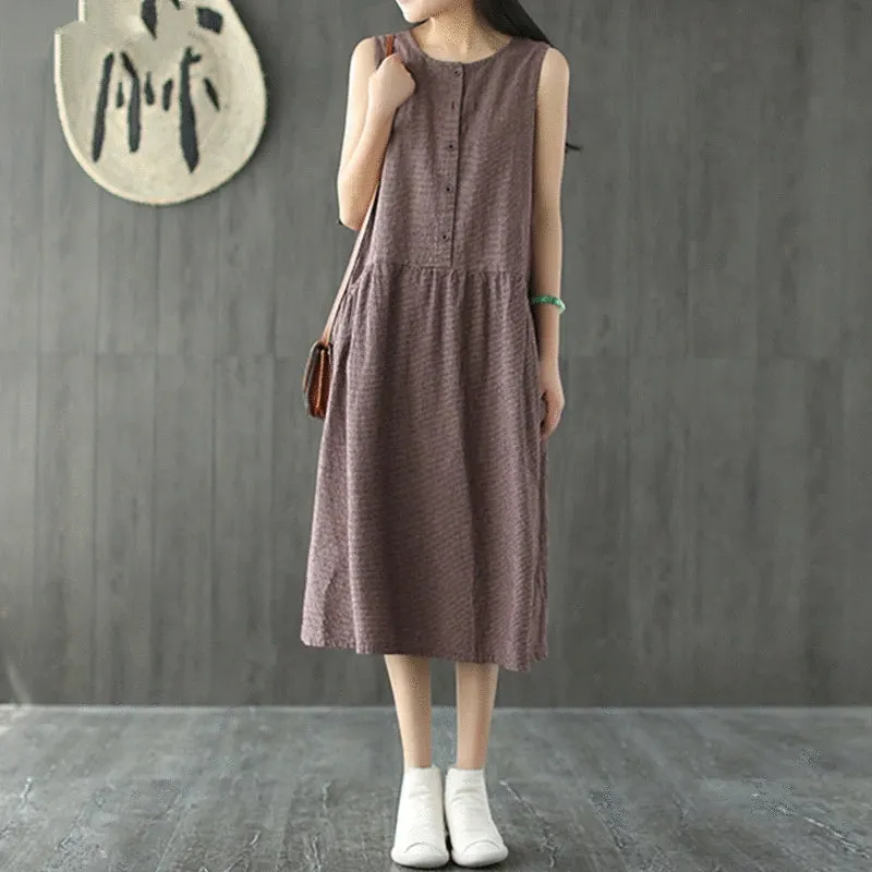 Women's Summer Casual O-Neck Dress