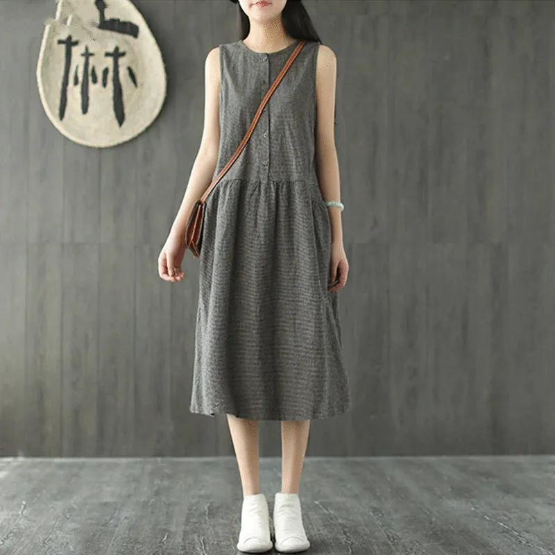 Women's Summer Casual O-Neck Dress
