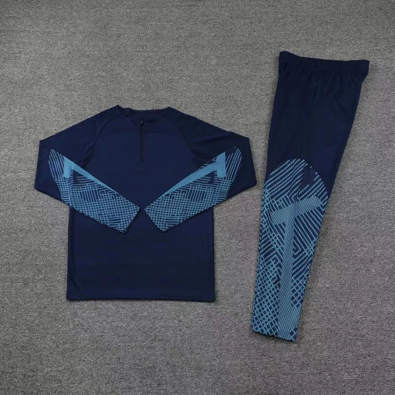 Youth Orange Long Sleeve Suit Training Suit