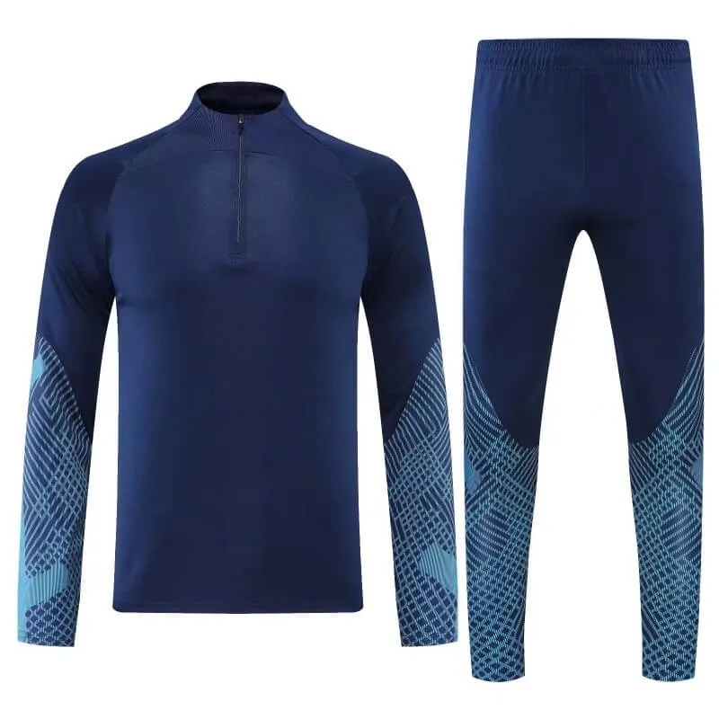 Youth Orange Long Sleeve Suit Training Suit